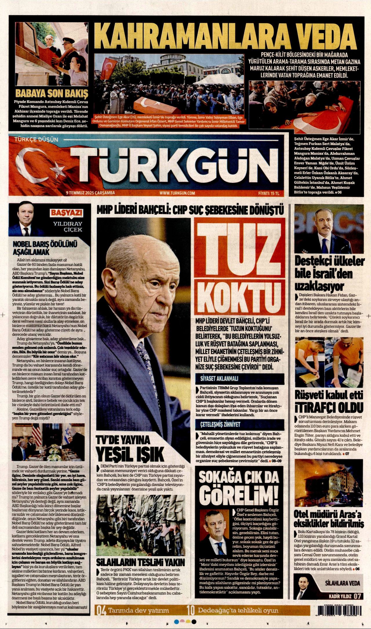 Katliamcıdan Nobel gazı... Gazze soykırımcısı Netanyahu, Trump'ı Nobel Barış Ödülü'ne aday gösterdi 9