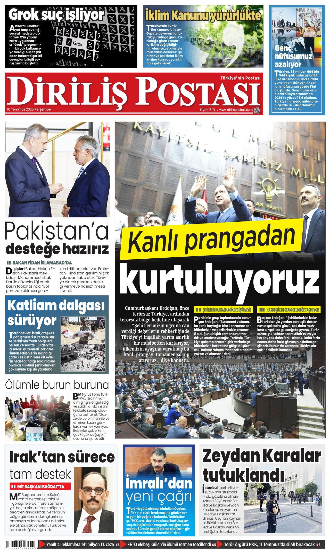 Öcalan'ın 7 dakikalık video mesajı manşetlerde! Hangi gazete nasıl gördü? Önemli mesajlar gizli... 21