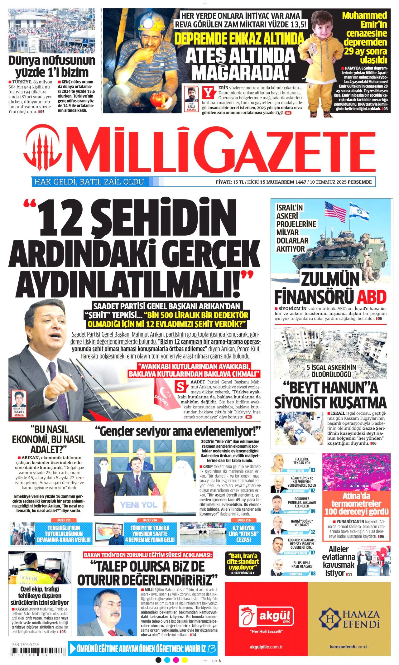 Öcalan'ın 7 dakikalık video mesajı manşetlerde! Hangi gazete nasıl gördü? Önemli mesajlar gizli... 8