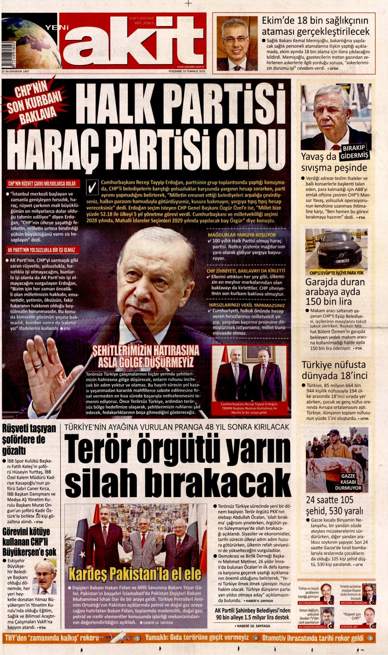 Öcalan'ın 7 dakikalık video mesajı manşetlerde! Hangi gazete nasıl gördü? Önemli mesajlar gizli... 11