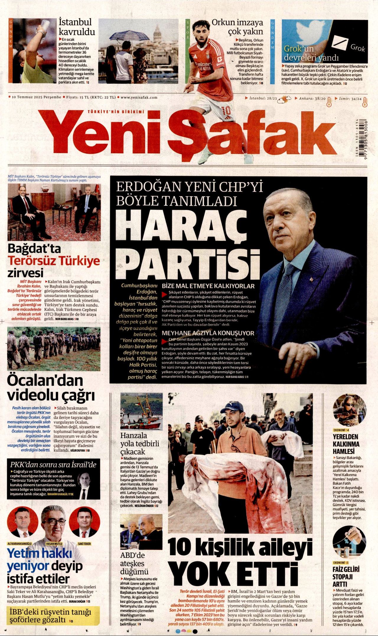 Öcalan'ın 7 dakikalık video mesajı manşetlerde! Hangi gazete nasıl gördü? Önemli mesajlar gizli... 13