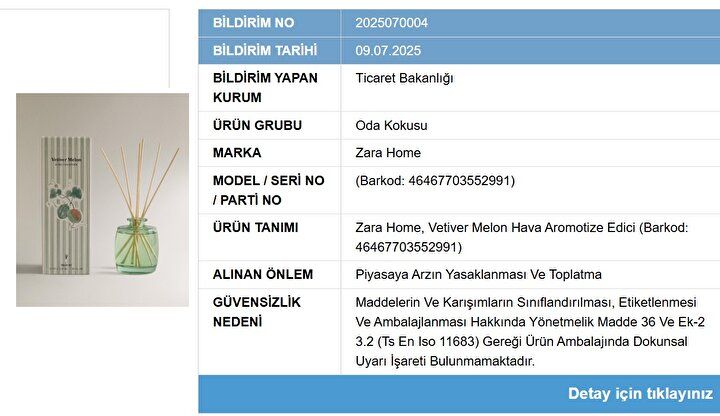 Ticaret Bakanlığı'ndan sert denetim: Zara, D&P ve Mr Dıy ürünlerine toplatma kararı! 3