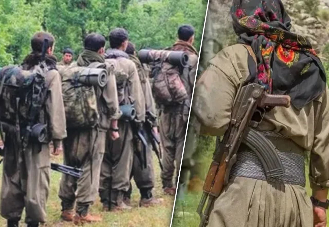 PKK'nın silahları bıraktığı Cesane Mağarası görüntülendi! Süleymaniye’de güvenlik alarmı... Silah bırakma işlemi sona erdi! 8