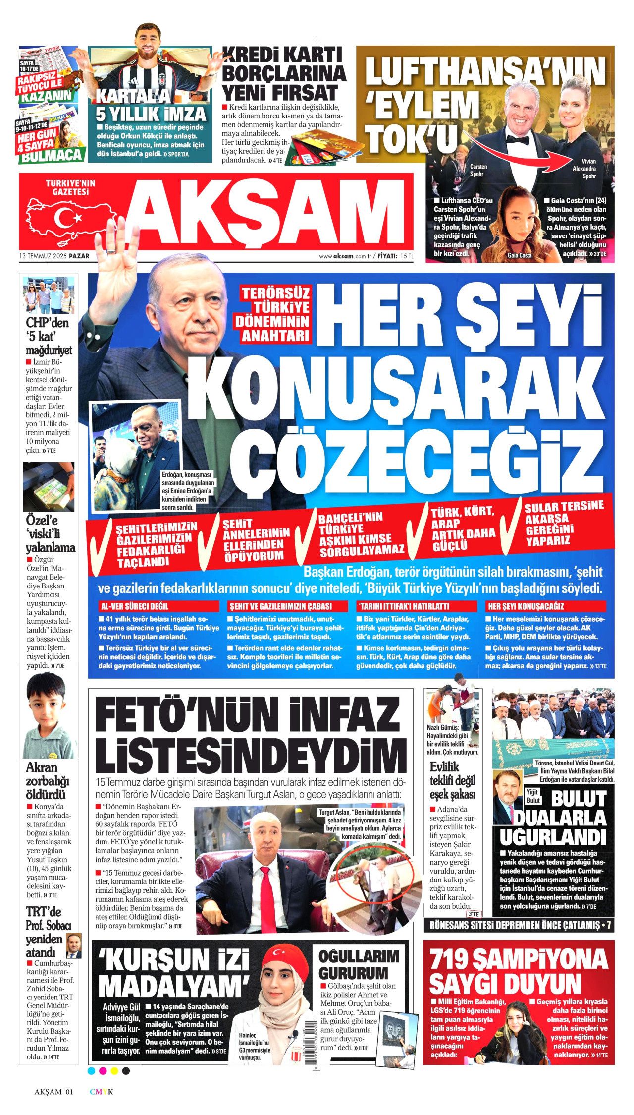 Yeni dönemi ilan etti... Cumhurbaşkanı Erdoğan'ın tarihi konuşması manşetlerde! 16