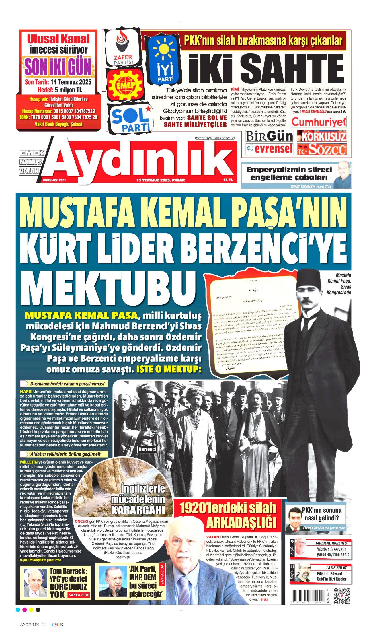 Yeni dönemi ilan etti... Cumhurbaşkanı Erdoğan'ın tarihi konuşması manşetlerde! 13