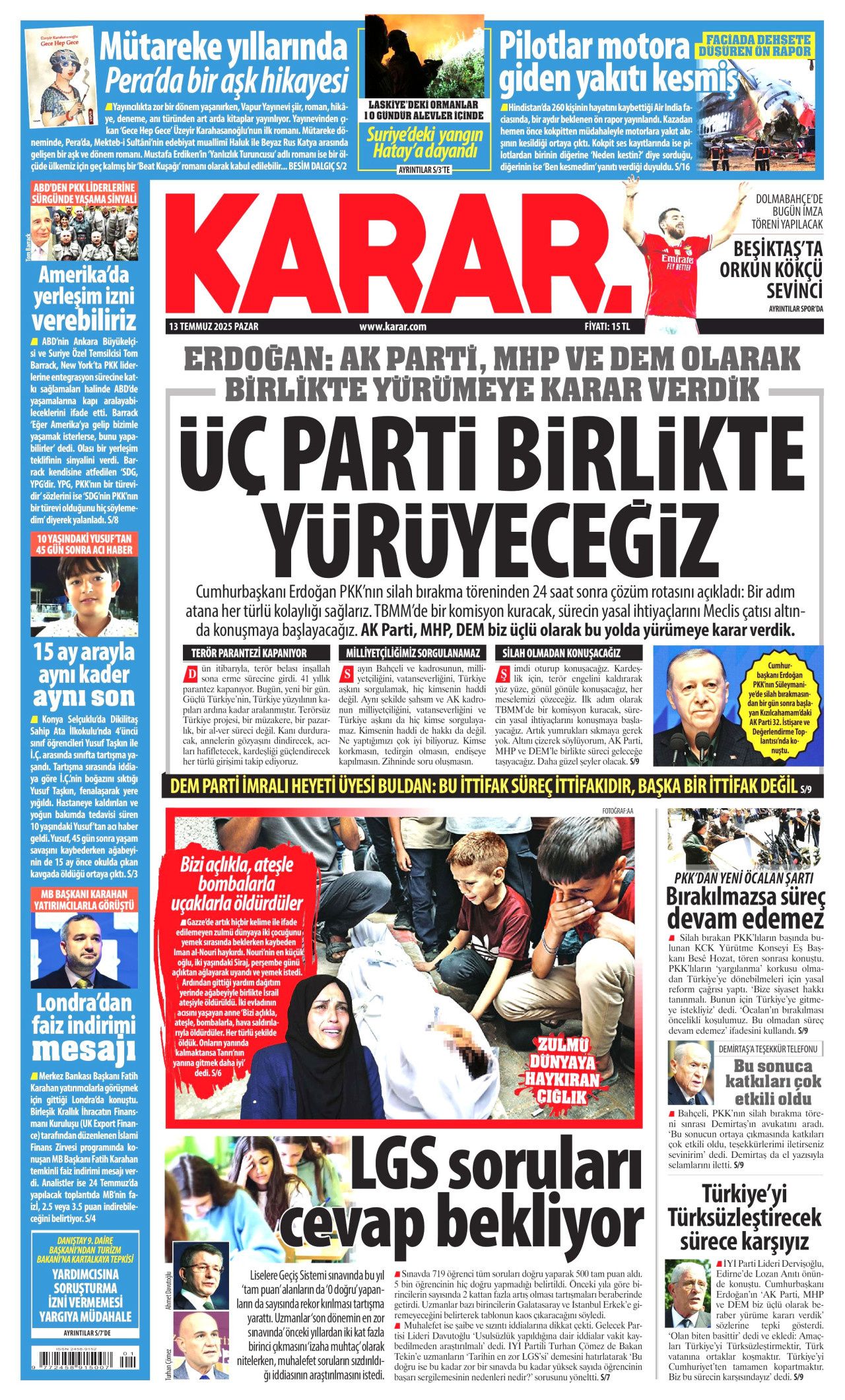 Yeni dönemi ilan etti... Cumhurbaşkanı Erdoğan'ın tarihi konuşması manşetlerde! 3