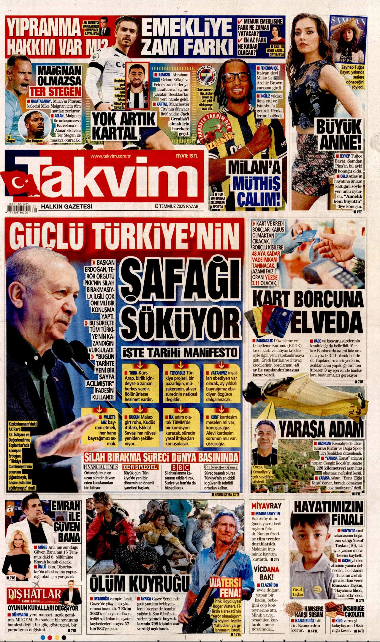 Yeni dönemi ilan etti... Cumhurbaşkanı Erdoğan'ın tarihi konuşması manşetlerde! 20