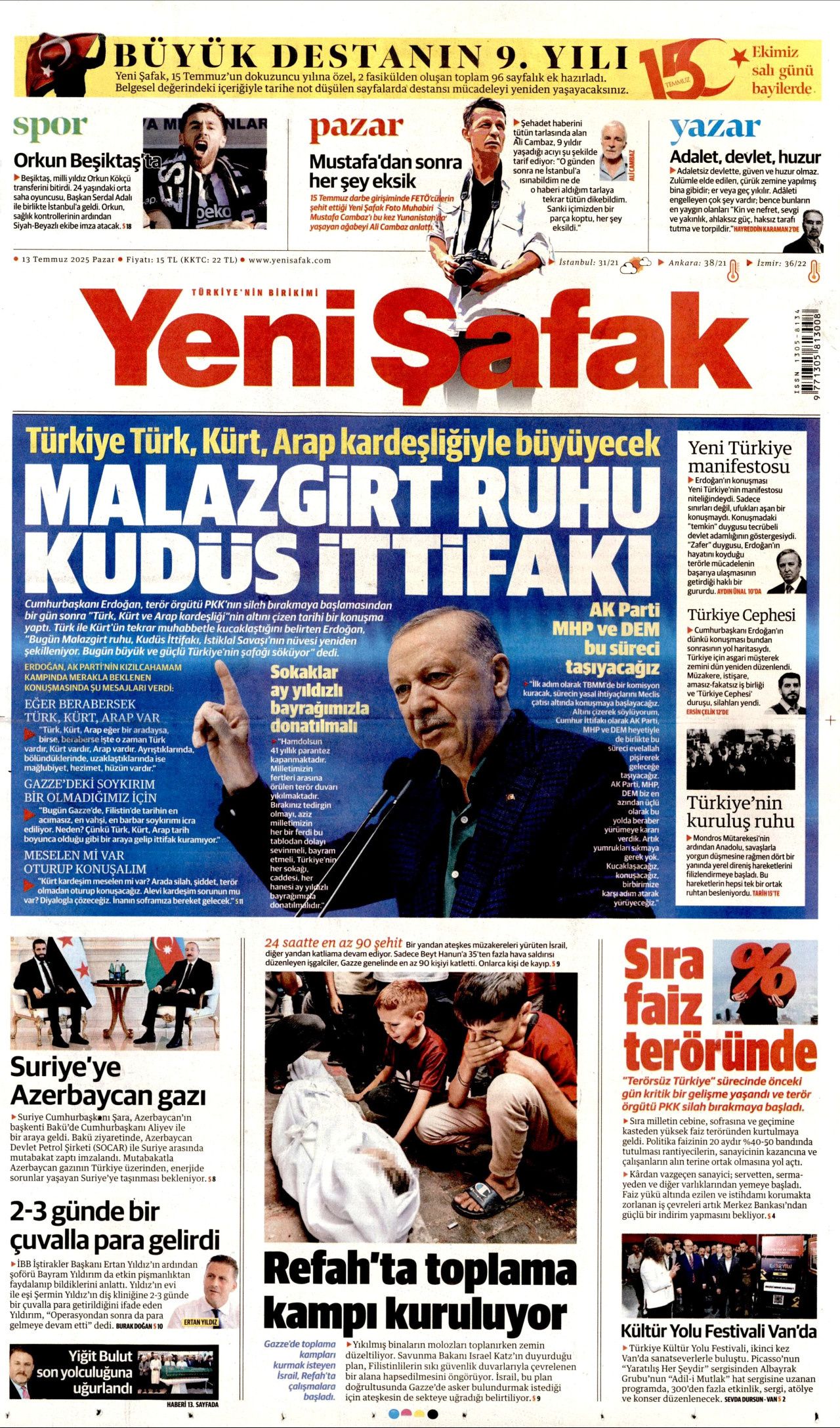Yeni dönemi ilan etti... Cumhurbaşkanı Erdoğan'ın tarihi konuşması manşetlerde! 4