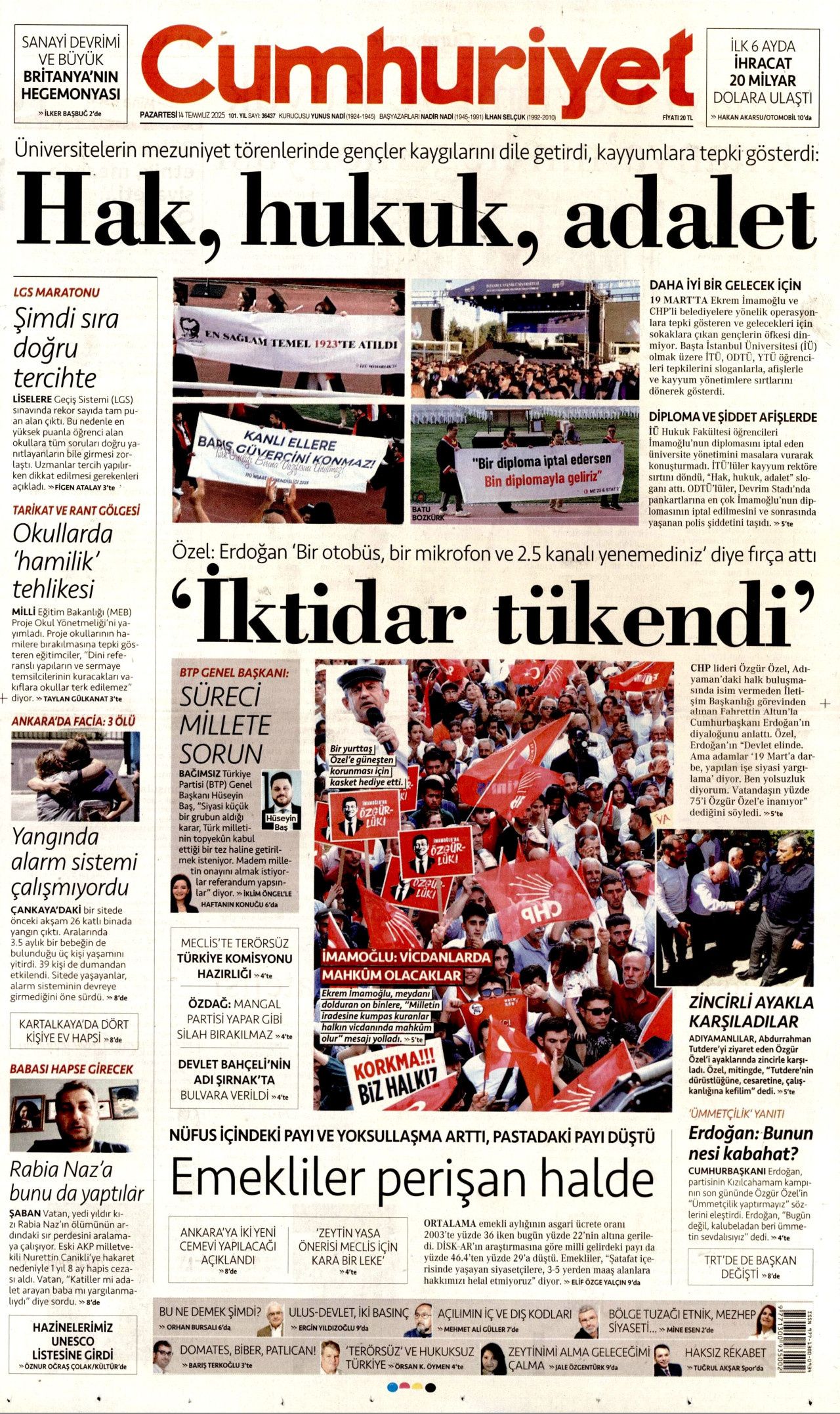 Şimdi sıra Meclis'te: Komisyon yaz boyunca çalışacak... Gözler Çarşamba gününde! 16