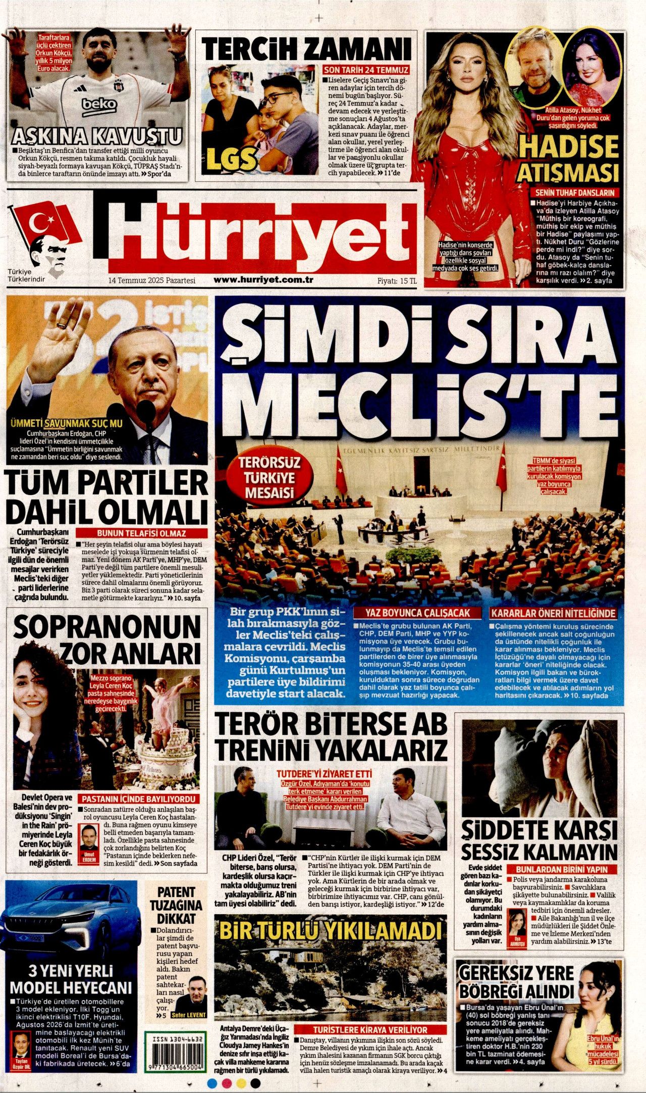 Şimdi sıra Meclis'te: Komisyon yaz boyunca çalışacak... Gözler Çarşamba gününde! 1