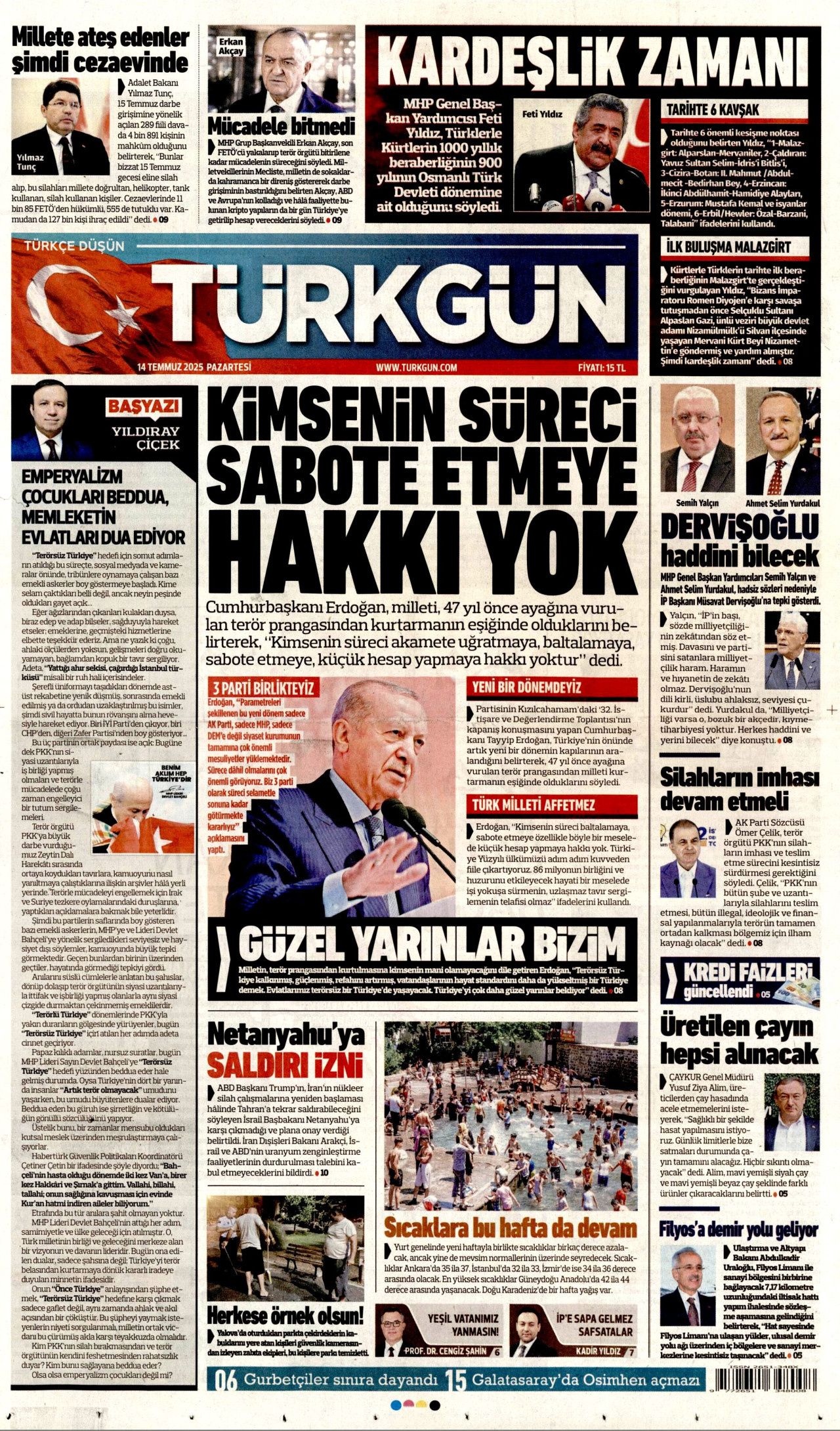 Şimdi sıra Meclis'te: Komisyon yaz boyunca çalışacak... Gözler Çarşamba gününde! 15