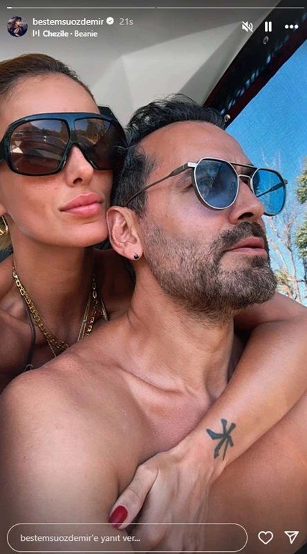 Bestemsu Özdemir'den ilan-ı aşk! Yeni sevgilisiyle romantik pozları sosyal medyayı salladı 4