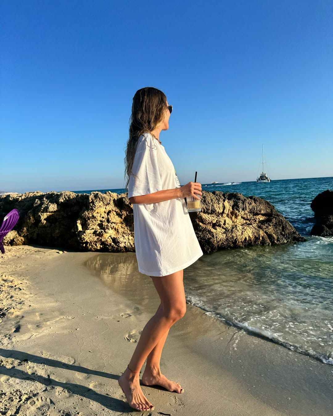 Sinem Kobal'dan nefes kesen tatil pozları 5