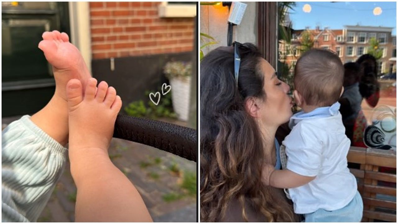 Paylaşmaya doyamıyor! Melisa Aslı Pamuk'tan oğlu Mylan ile yeni pozlar 5
