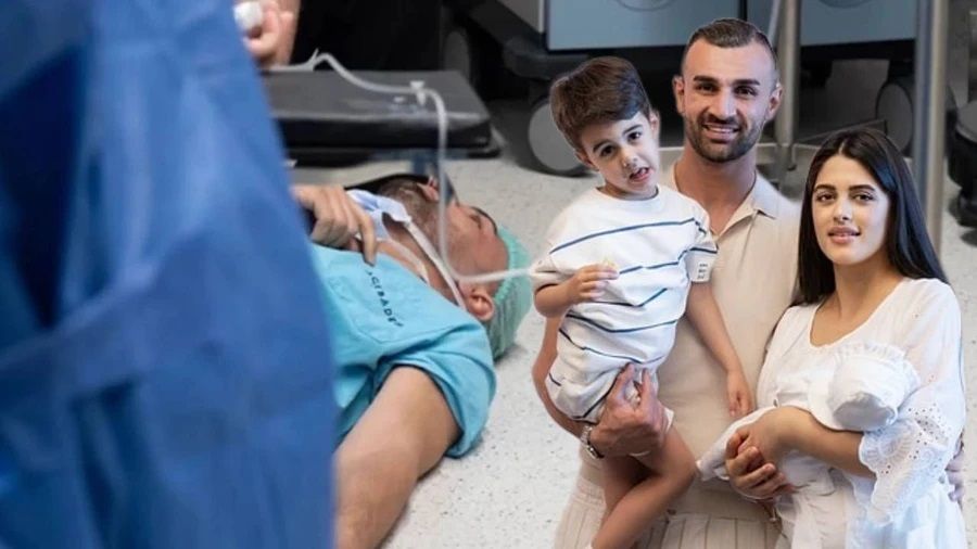 Serdar Dursun eşi doğum yaparken bayıldı! 2