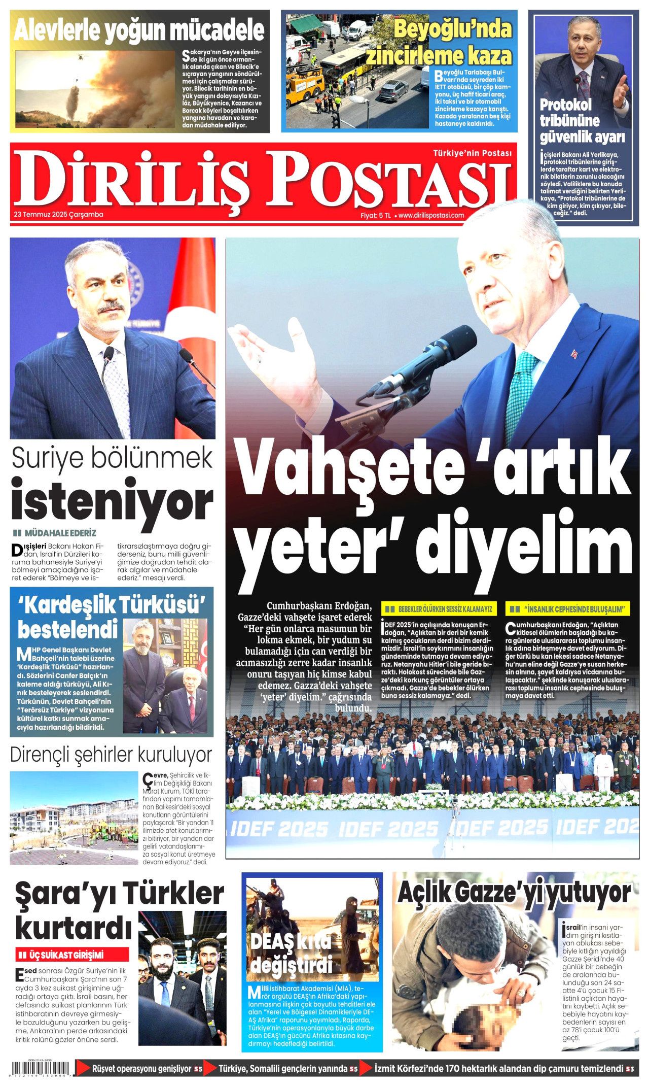 Türkiye kendi kanatlarıyla uçuyor! Yerli ve milli gururlarımız gazete manşetlerinde... 22