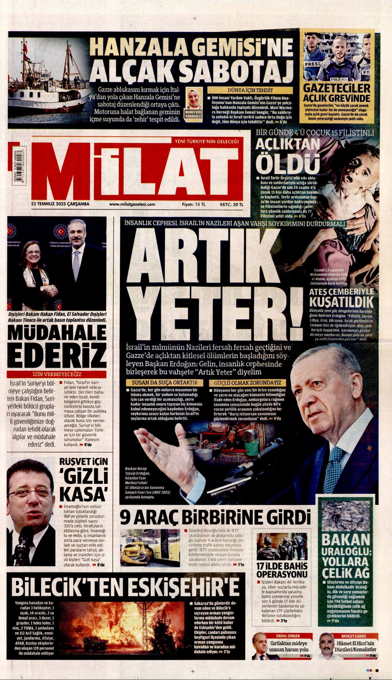 Türkiye kendi kanatlarıyla uçuyor! Yerli ve milli gururlarımız gazete manşetlerinde... 18