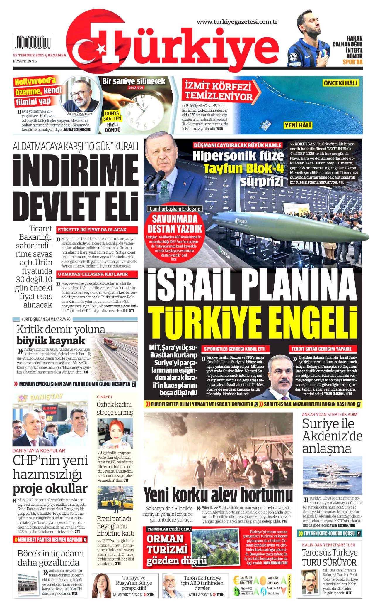 Türkiye kendi kanatlarıyla uçuyor! Yerli ve milli gururlarımız gazete manşetlerinde... 8