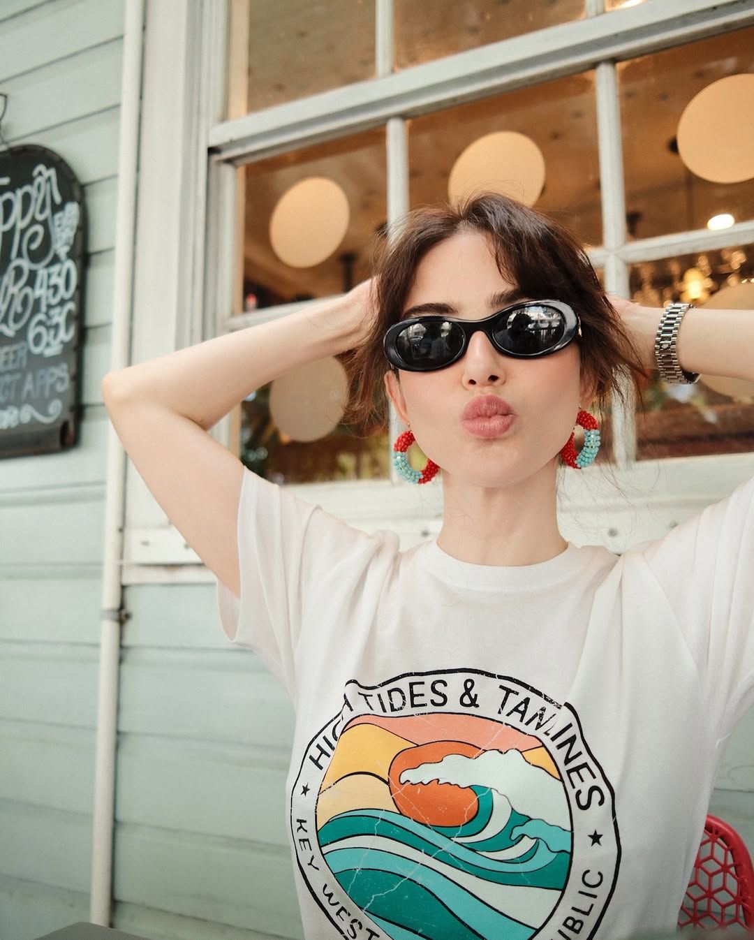 Florida'da yazın tadını çıkaran Özge Gürel'in tatil pozlarına beğeni yağdı 2
