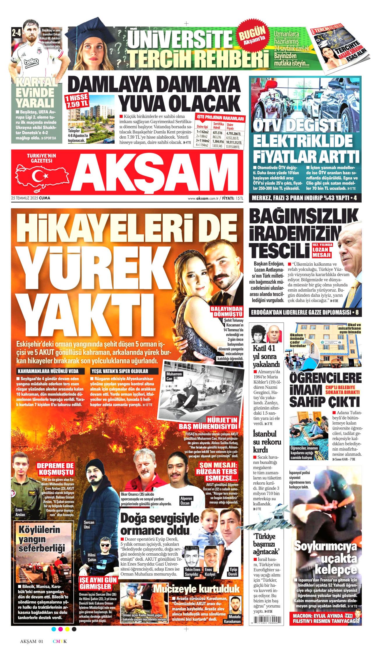 Yeşil vatanın kahramanları manşetlerde... Hikayeleri de yürek yaktı! 22