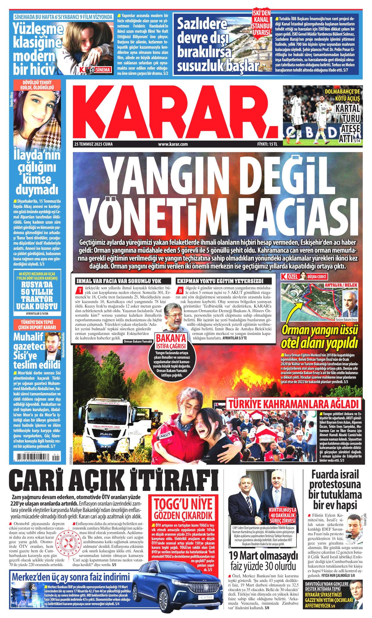 Yeşil vatanın kahramanları manşetlerde... Hikayeleri de yürek yaktı! 6
