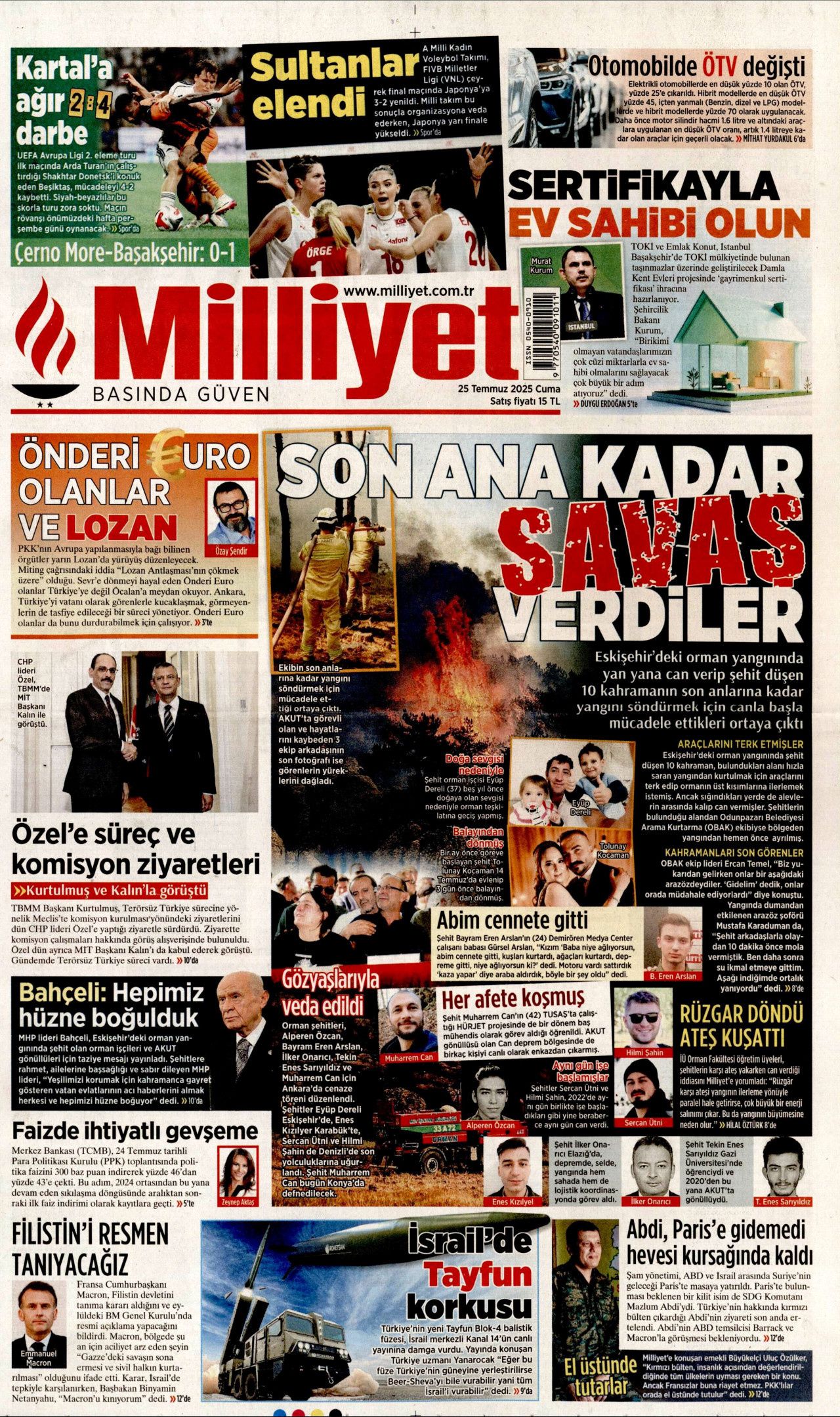 Yeşil vatanın kahramanları manşetlerde... Hikayeleri de yürek yaktı! 21