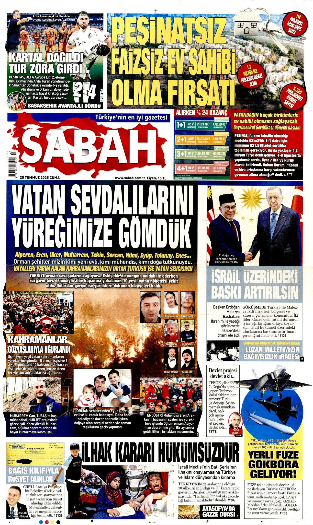 Yeşil vatanın kahramanları manşetlerde... Hikayeleri de yürek yaktı! 4