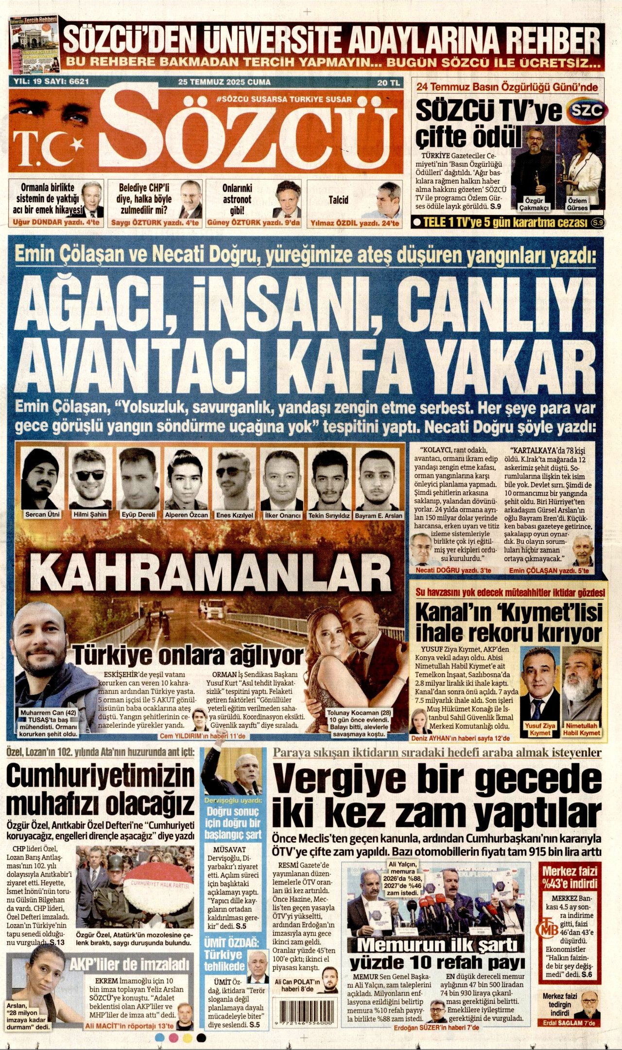 Yeşil vatanın kahramanları manşetlerde... Hikayeleri de yürek yaktı! 3