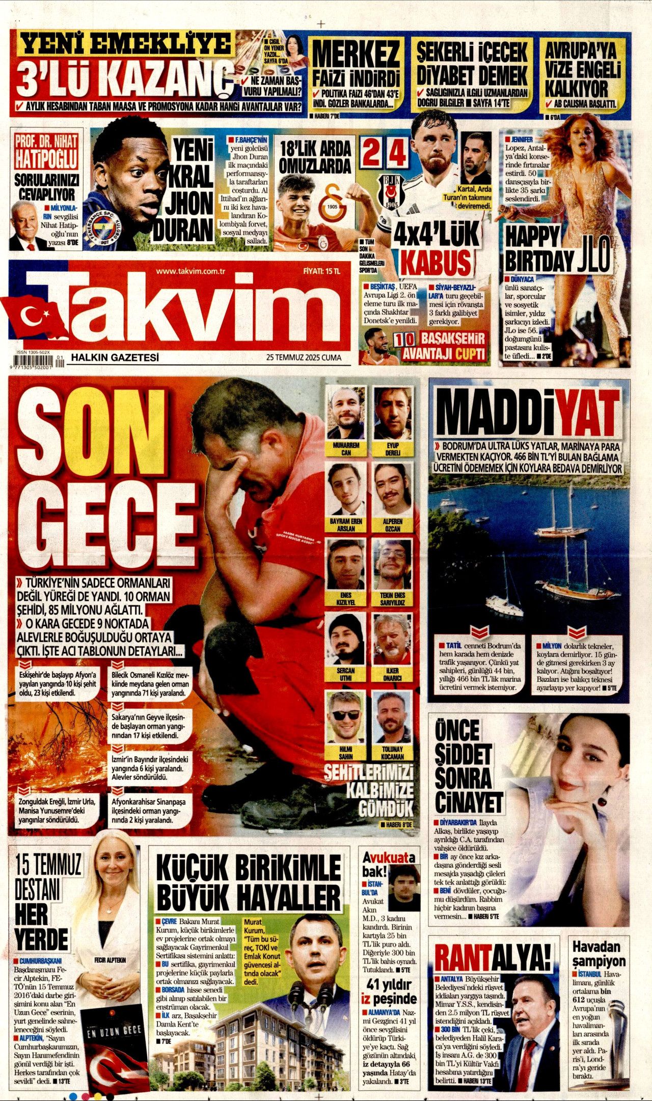 Yeşil vatanın kahramanları manşetlerde... Hikayeleri de yürek yaktı! 15