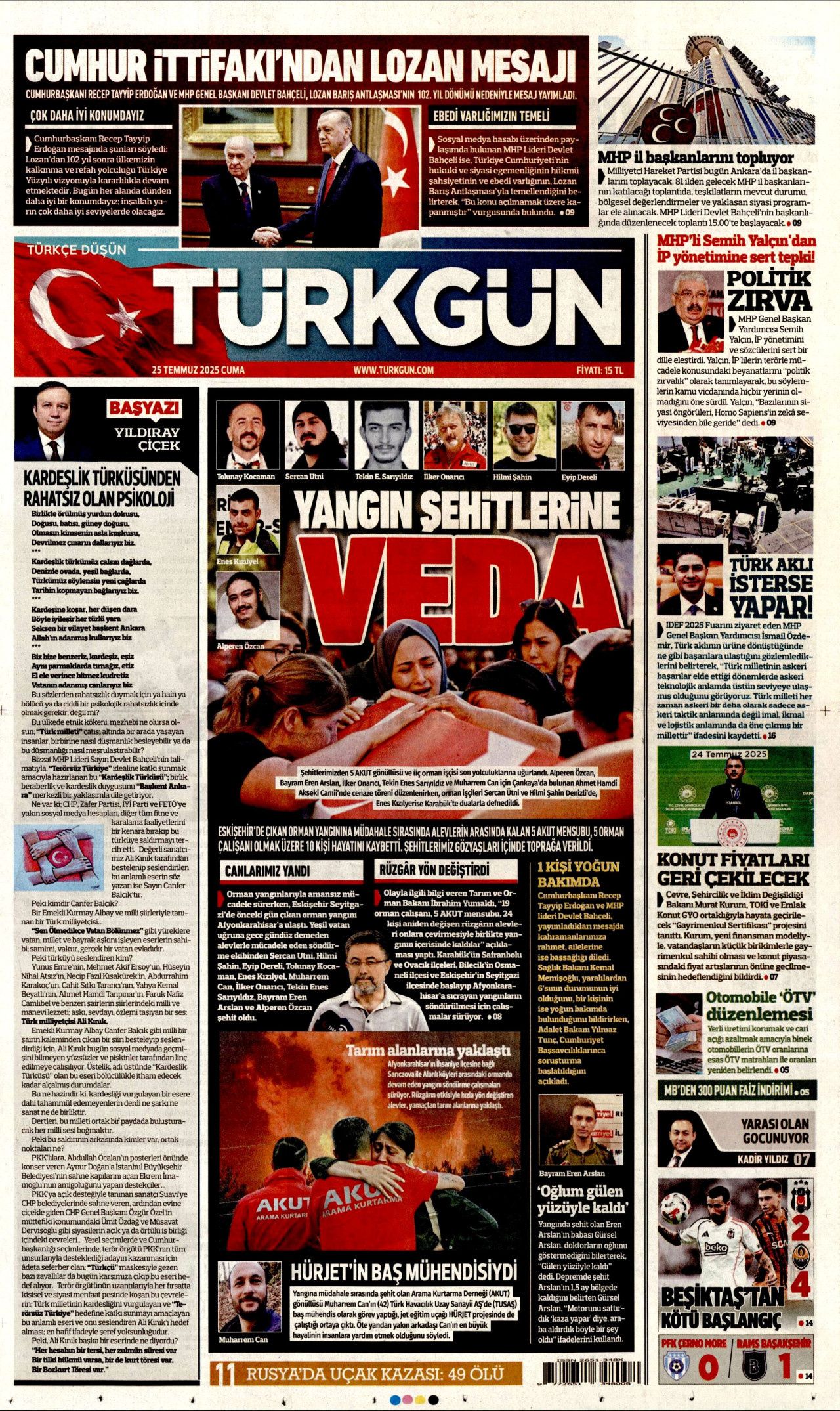 Yeşil vatanın kahramanları manşetlerde... Hikayeleri de yürek yaktı! 9