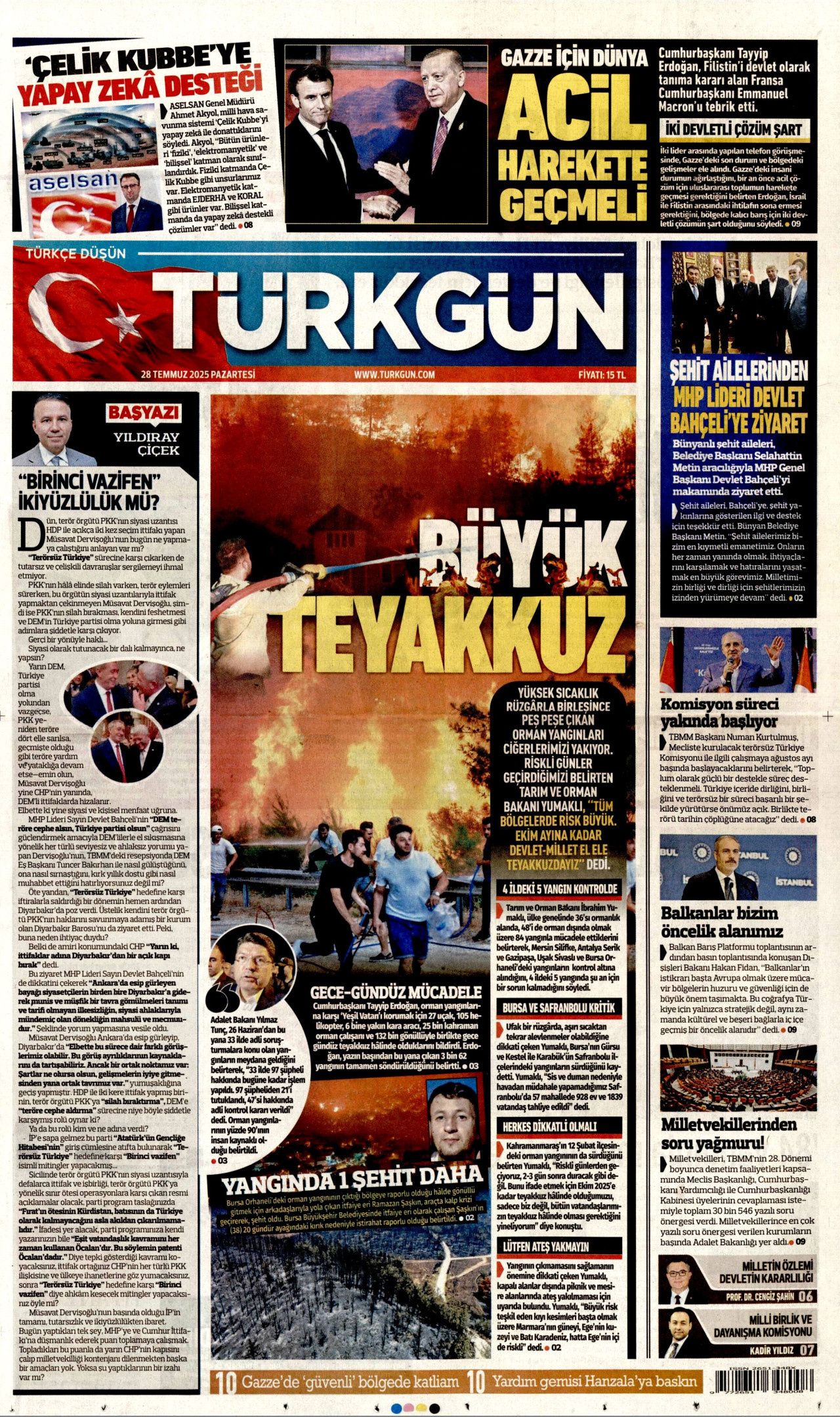 Ayağı alçıda olmasına rağmen göreve koşan itfaiyeci şehit oldu! Ramazan Şaşkın'ın kahramanlığı manşetlerde... 2