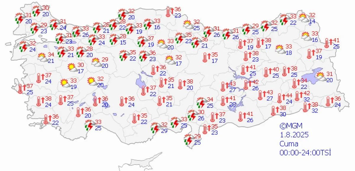 Ciğerlerimiz yanarken Meteoroloji müjdeyi verdi: Türkiye geneli sağanak yağışın etkisi altına giriyor 8