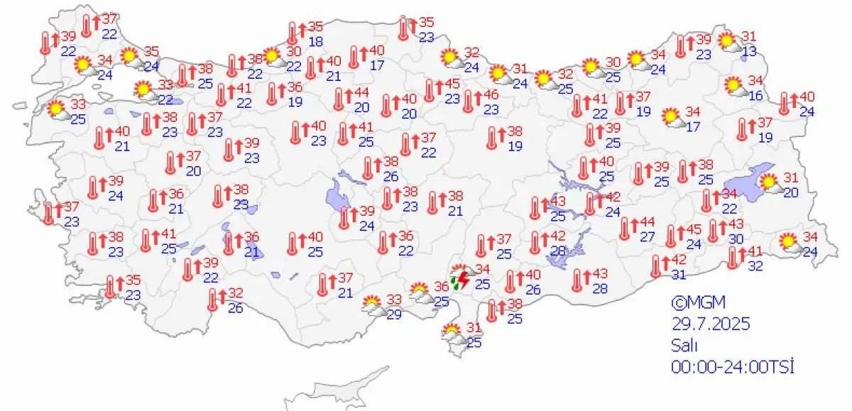 Ciğerlerimiz yanarken Meteoroloji müjdeyi verdi: Türkiye geneli sağanak yağışın etkisi altına giriyor 5