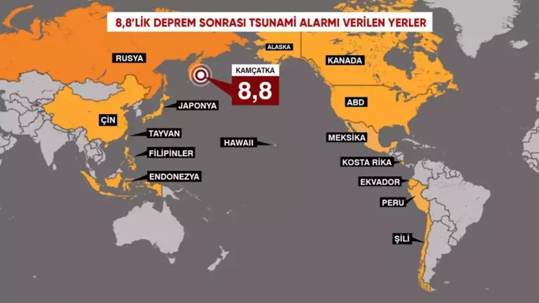 1952’den bu yana en büyük sarsıntı! 11 bin Hiroşima bombası gücünde! Rusya’daki 8,8’lik deprem Türkiye'yi nasıl etkileyecek? 2