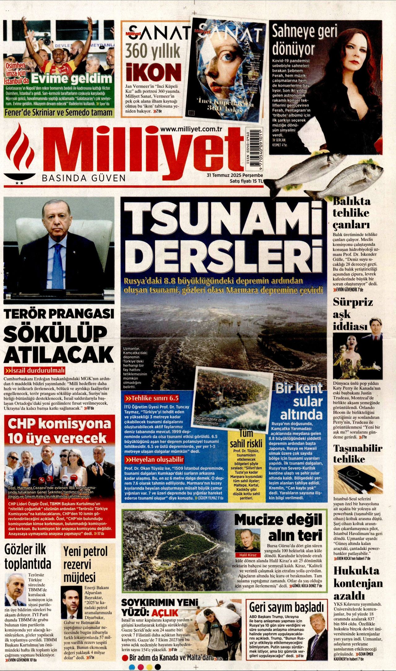 Aç çocuklara yenildiler! Gazze'deki insanlık dışı görüntüler İsrail'i yalnızlaştırıyor... 31 Temmuz Perşembe gazete manşetleri! 13