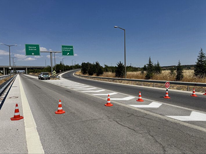 Kırklareli Babaeski'de orman yangını: Avrupa Otoyolu trafiğe kapandı 5