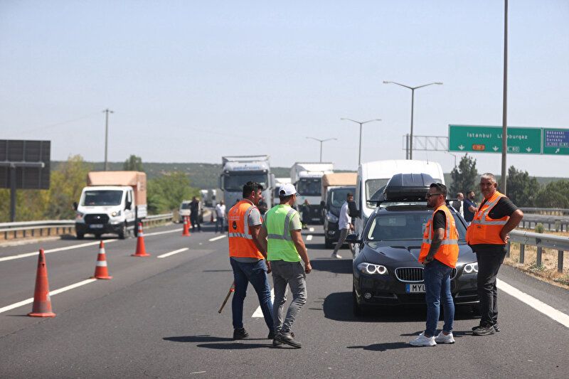 Kırklareli Babaeski'de orman yangını: Avrupa Otoyolu trafiğe kapandı 4
