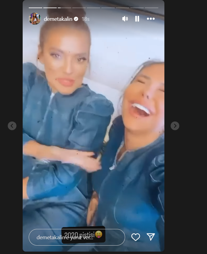 Demet Akalın ve yakın arkadaşı Esra Balamir tatilde pişti oldu! Okan Kurt kayıtsız kalmadı 3