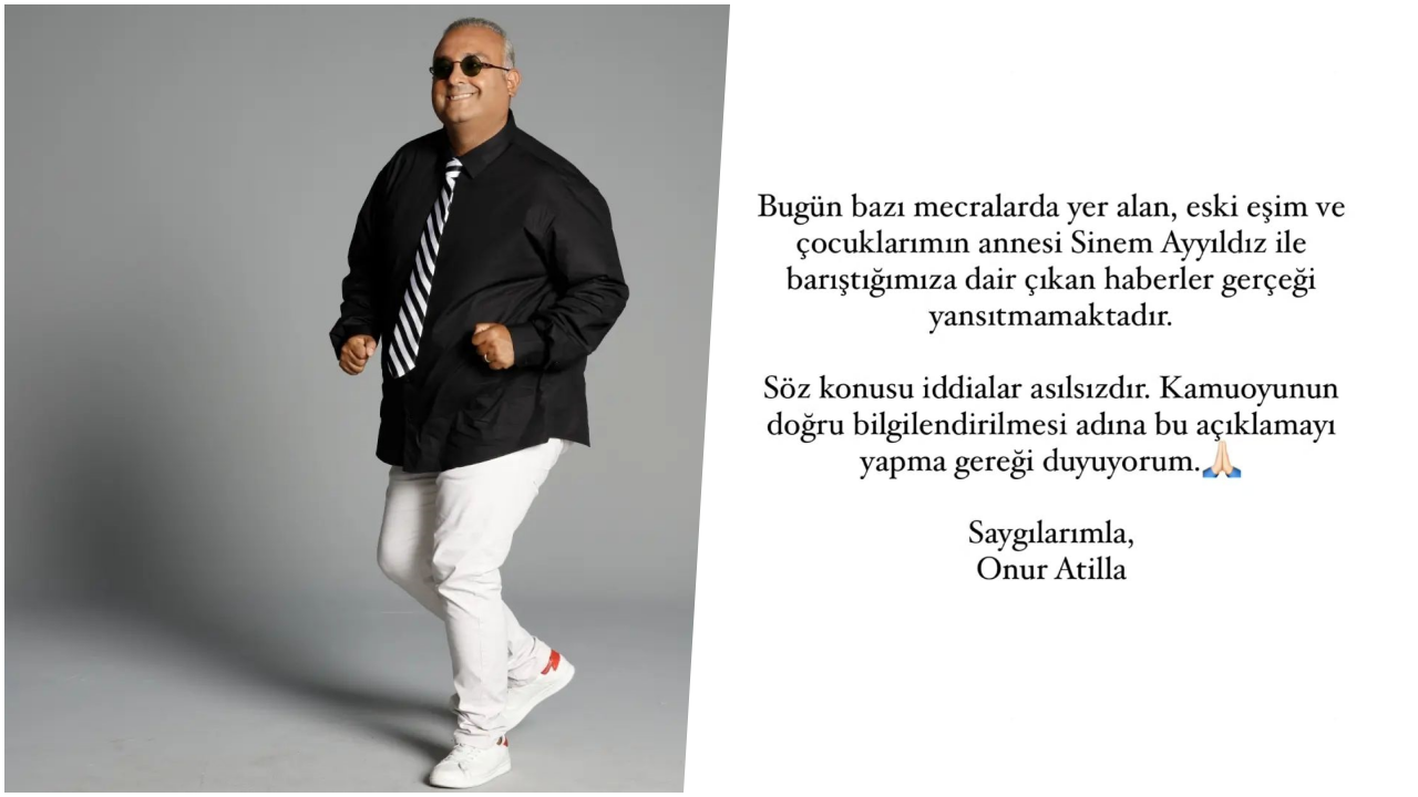 Rüştü Onur Atilla, eski eşiyle barıştı mı? Açıklama gecikmedi 4