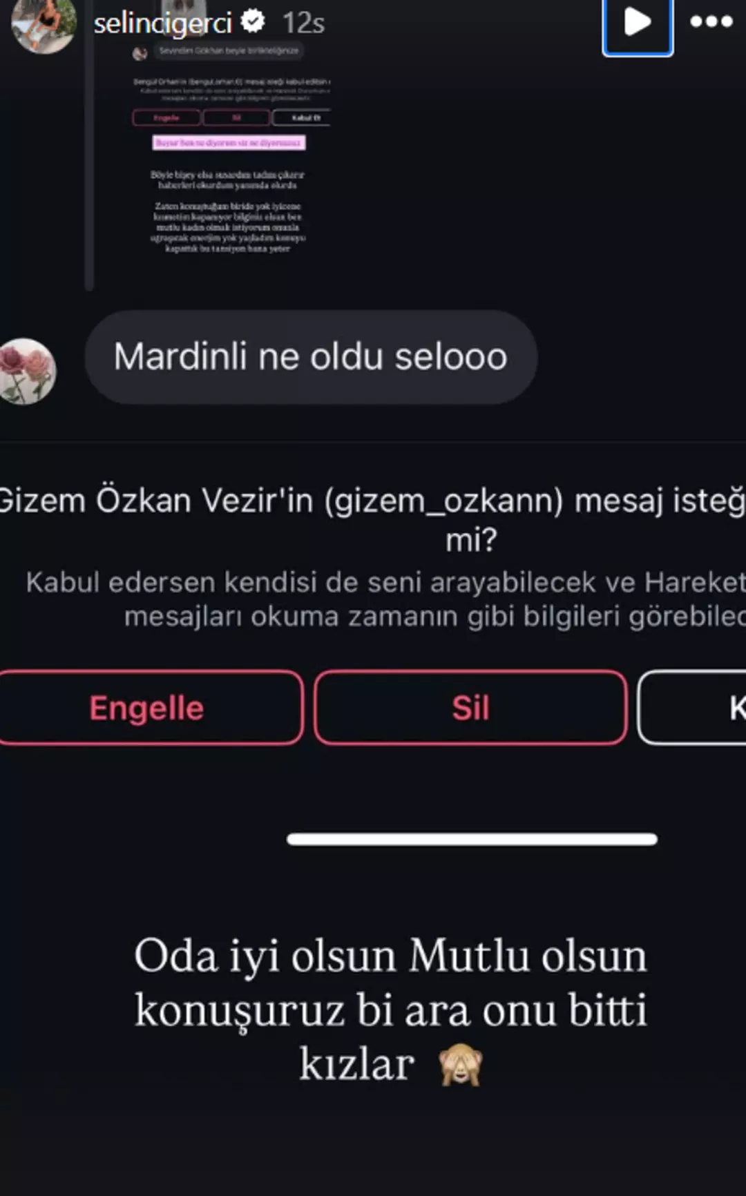 Selin Ciğerci ile Gökhan Çıra barıştı mı? Kafa karıştıran paylaşım 6