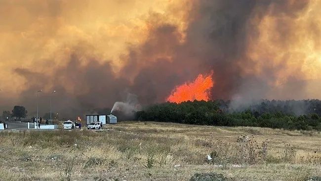 Yangın sabotaj mı? Çanakkale'de kundaklama şüphesi! Siyah Tempra her yerde aranıyor... 1