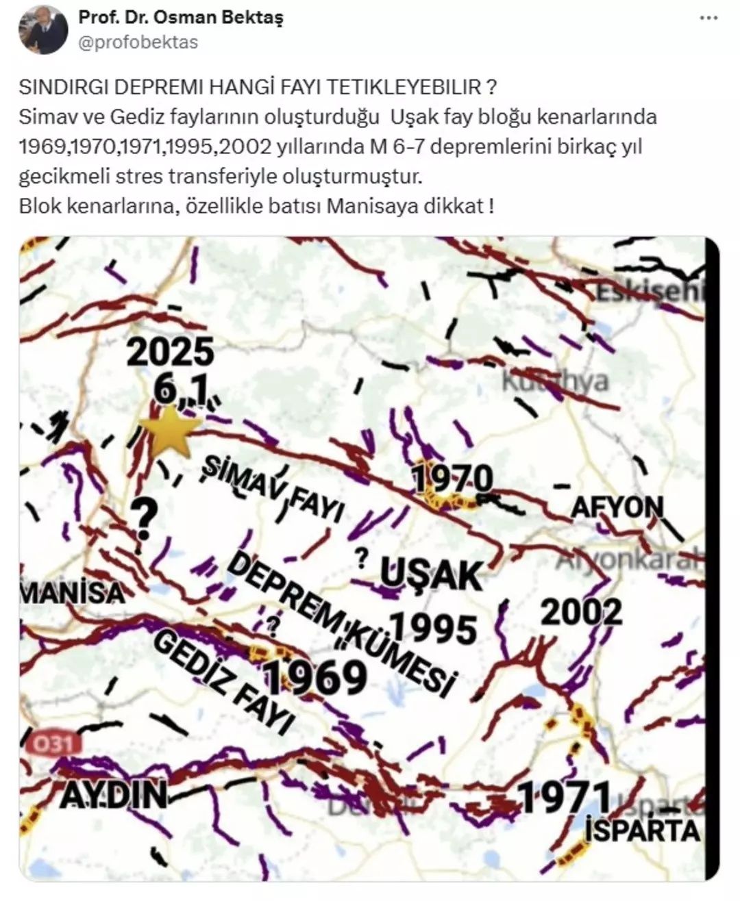 Geçmişte 7,2’lik yıkım yaşanmıştı... Balıkesir 6,1’lik deprem sonrası uzman uyardı: Manisa’ya stres transferi olabilir! 5