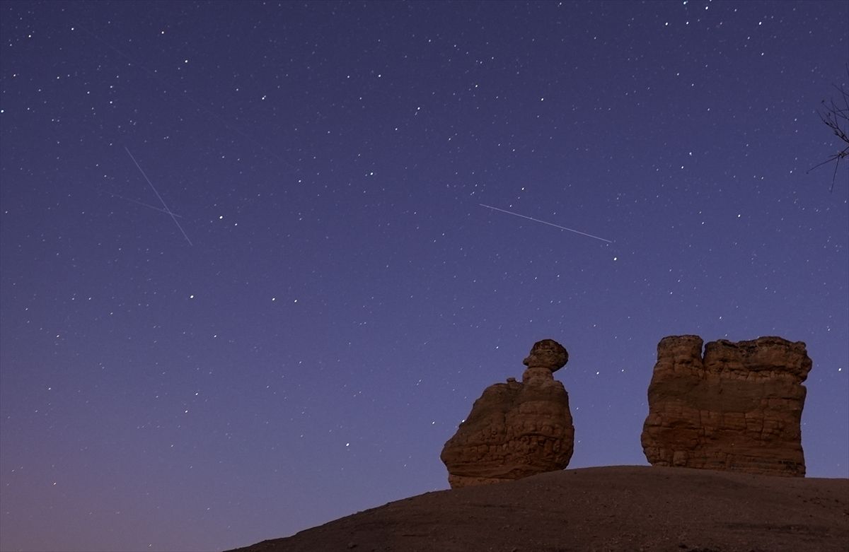 Türkiye'nin dört bir köşesinden meteor yağmurunun büyüleyici kareleri 17