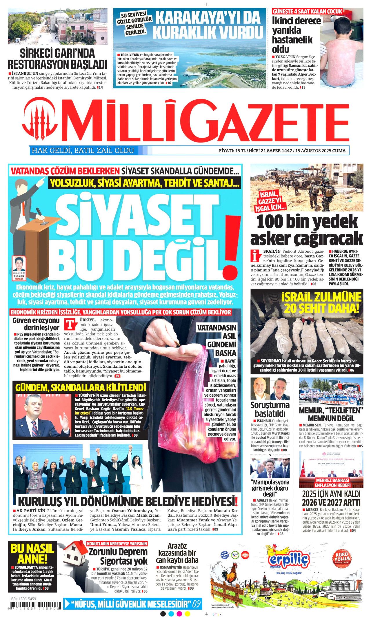 Topuklu Efe'ye AK Parti rozeti! Dikkat çeken transfer manşetlerde! Hangi gazete nasıl gördü? 12