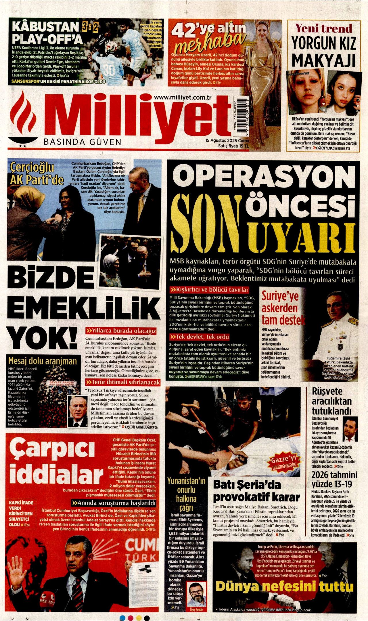 Topuklu Efe'ye AK Parti rozeti! Dikkat çeken transfer manşetlerde! Hangi gazete nasıl gördü? 13