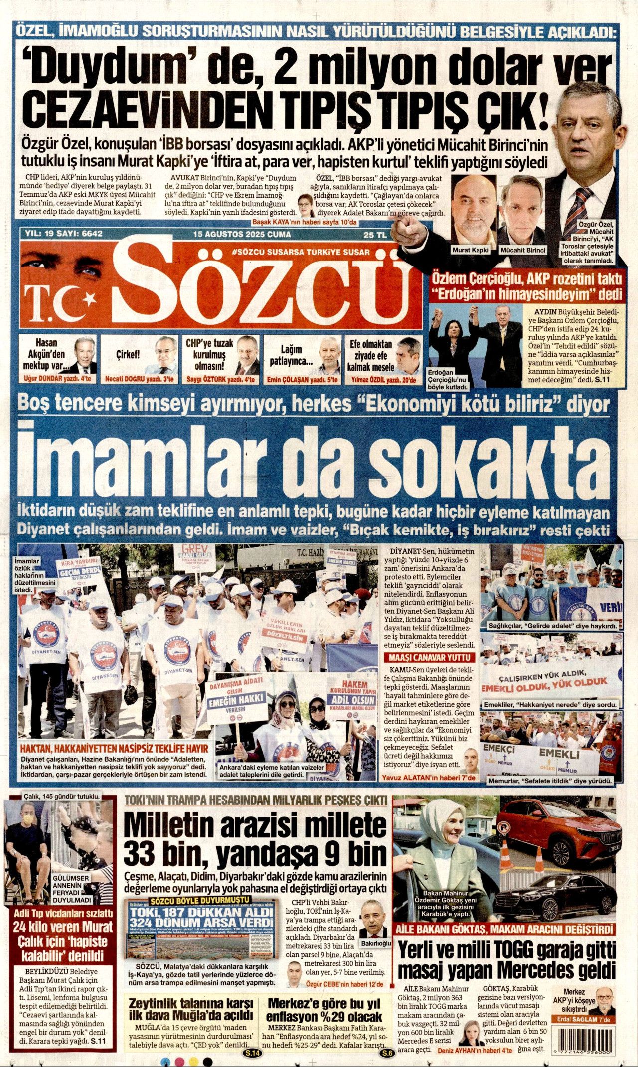Topuklu Efe'ye AK Parti rozeti! Dikkat çeken transfer manşetlerde! Hangi gazete nasıl gördü? 3