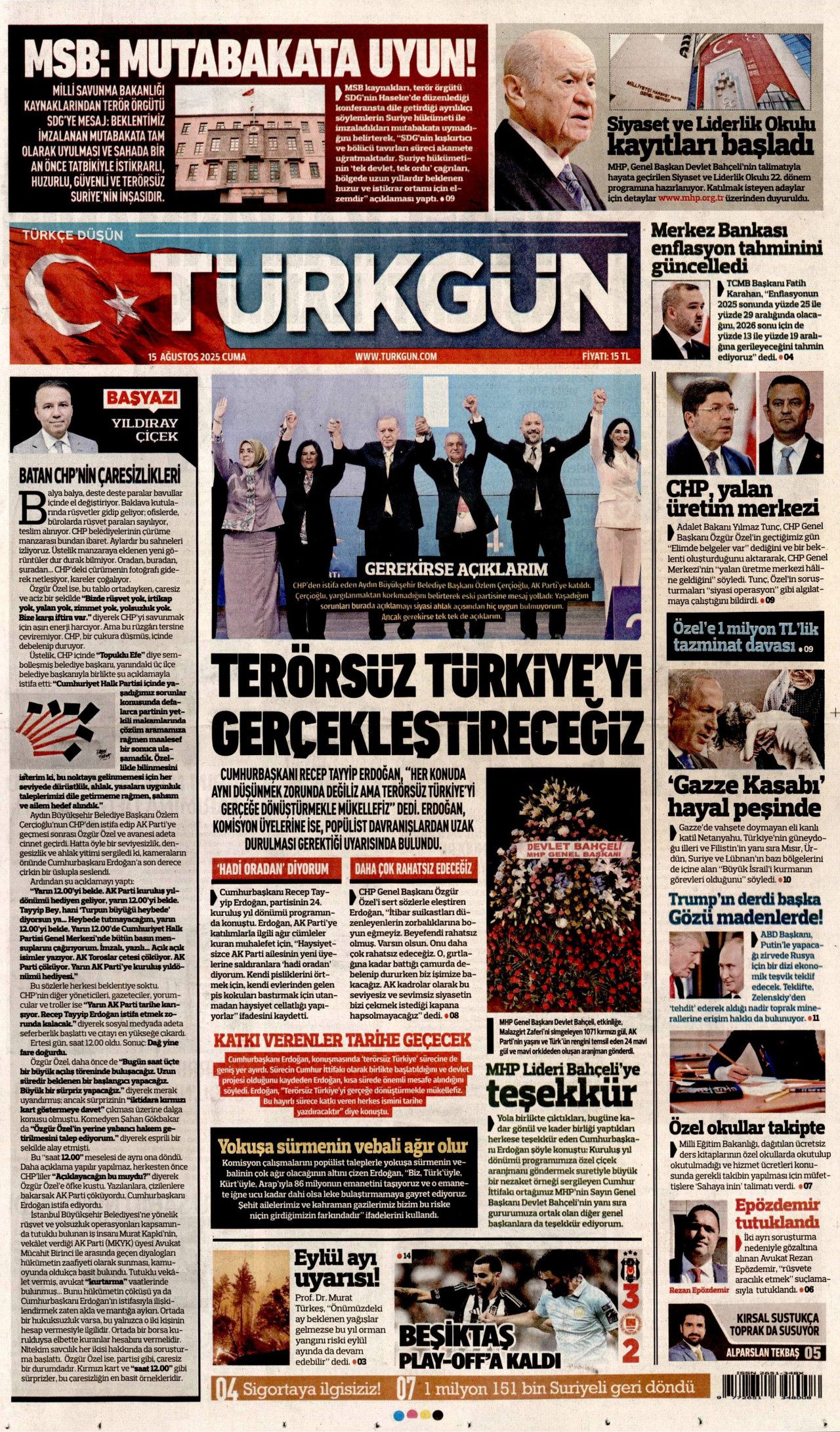 Topuklu Efe'ye AK Parti rozeti! Dikkat çeken transfer manşetlerde! Hangi gazete nasıl gördü? 7