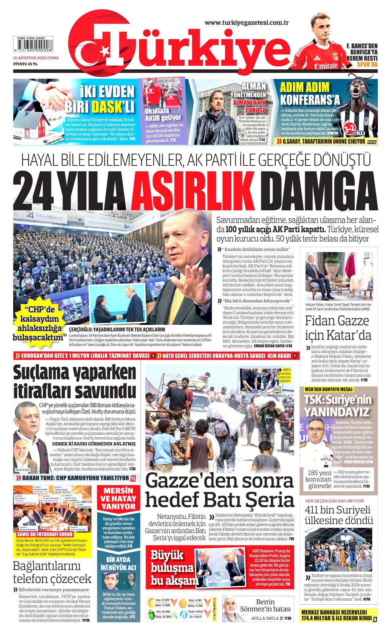 Topuklu Efe'ye AK Parti rozeti! Dikkat çeken transfer manşetlerde! Hangi gazete nasıl gördü? 6
