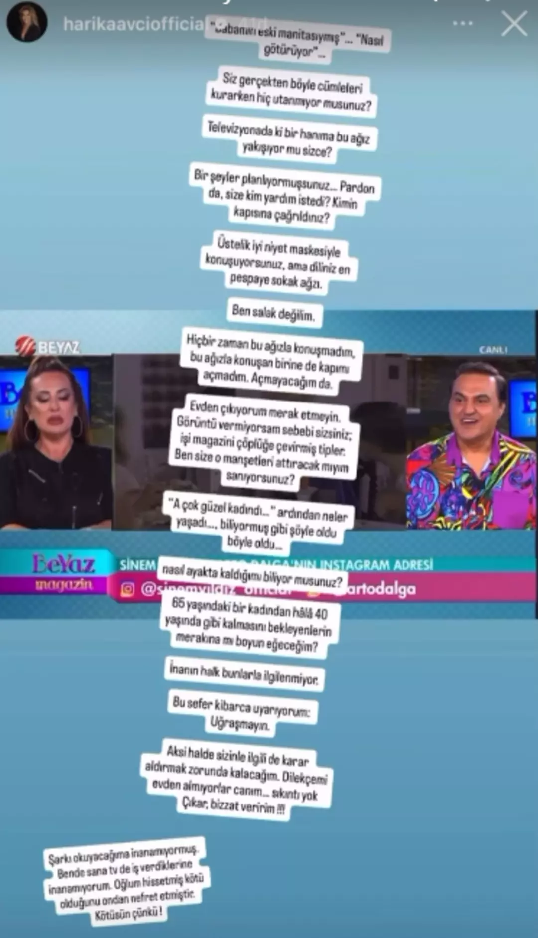 Harika Avcı'dan Beyaz Magazin sunucularına sert tepki! 4