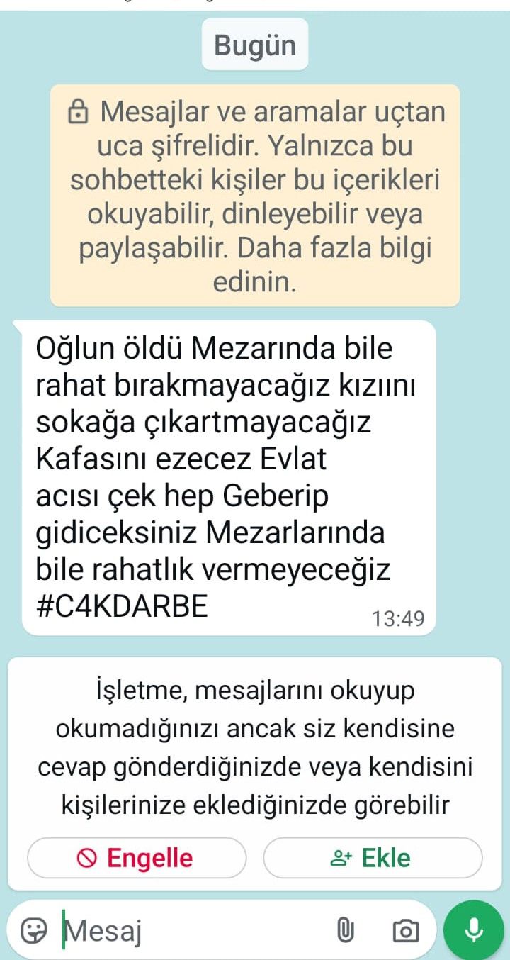 Aileyi rahat bırakmıyorlar! Hakan Çakır'ın katil zanlılarının kan donduran tehdit mesajları! 6